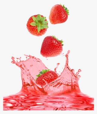 Strawberry Fruit, Strawberry Clipart, Strawberries, - Strawberry Juice Splash Png #7894368