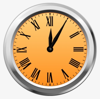 Table Quartz Decorative Arts Transprent Png Free - Roman Numeral Clock #7894448