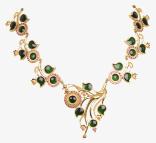 New Attire Given To Kerala Traditional Palakka Mala - Necklace #7895918