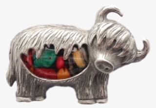 Highland Cow - Indian Elephant #7896757