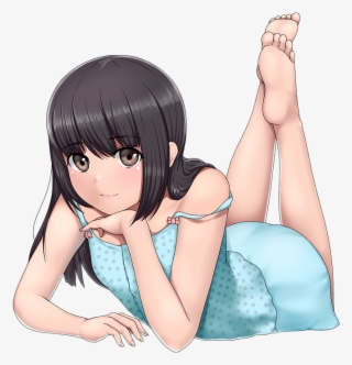 Transparent Anime Sitting Girl #7898347
