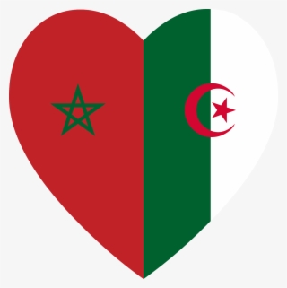 Download Flag Love Morocco Algeria Svg Eps Png Psd - Flag Of Algeria #7899944