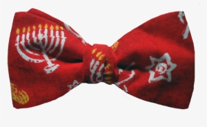 Happy Hanukkah Red Maine Handmade Bow Ties Png Free - Library #790190