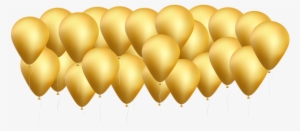 Picture Stock Balloons Png Clip Art Image Gallery Yopriceville - Gold Balloons Transparent #790291