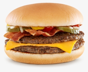 Bacon Burger Png For Free Download - Double Bacon Cheeseburger Mcdonalds #791054