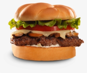 Burger Transparent Background - Backyard Burger Mushroom Swiss Burger #791304