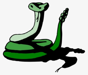Rattlesnake Clipart Animated - Serpente Verde Png #791774