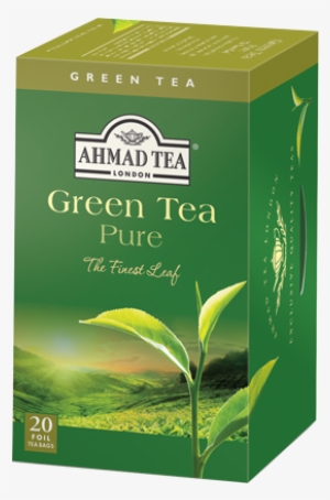 20 Foil Teabags - Ahmad Tea Green Tea Pure #792102