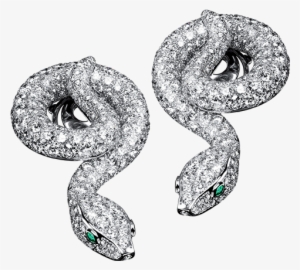 Divine Serpent Earrings - Snake Earring Png #792123