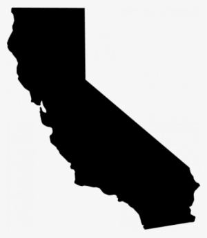 California Black Map Png Png Images - California State Vector #792712