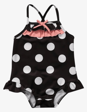 Petite Bello Swimsuit 1-2 Years Black & White Polka - Swimsuit #792765