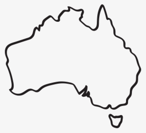 Sketch Of Australia Map #792877