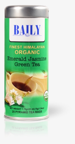 Emerald Jasmine Green Tea - Baily Tea Lemon Canister #793024