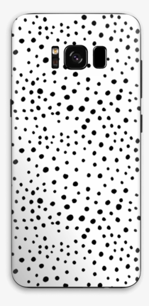 Various Dots On White - Samsung Galaxy S8 #793069