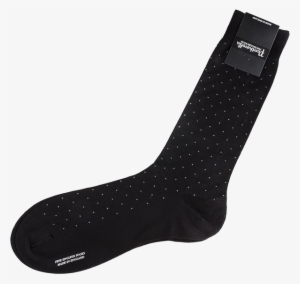 Black Socks With White Polka Dots - Black Socks With Dots #793180