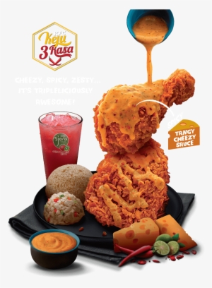 Kfc ) Began With Colonel Harland Sanders - Keju Tiga Rasa Kfc #793447