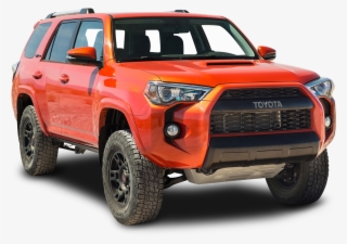 Toyota Trd Pro Orange Hill Car Png Image - Toyota 4runner 2017 Trd #793592
