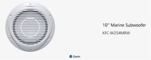 Kfc-w254mrw - Kenwood P-wd250mrw 25cm Marine Subwoofer And Amplifier #793990