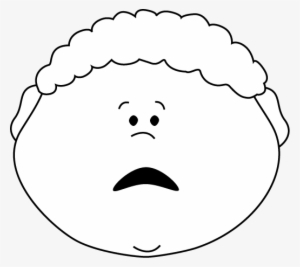 Annoyed Face Mad Face Scared Faces Clip Art Png - Boy Happy Face Clipart Black And White #794932