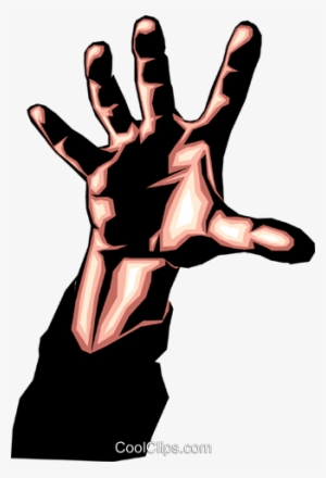Hand Reaching Royalty Free Vector Clip Art Illustration - Hand Reaching #795227