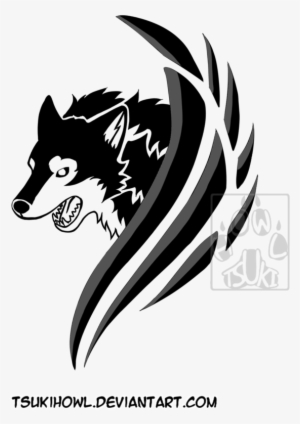 Tribal Angry Wolf By Tsukihowl On Deviantart Svg Transparent - Angry Wolf Vector Png #795421