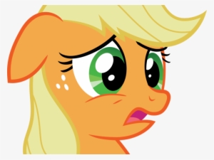 Scared Face Cliparts - Applejack Scared #795504