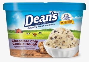 Dean's Premium Chocolate Chip Cookie Dough Ice Cream - Dean's Country Fresh Sour Cream #795677