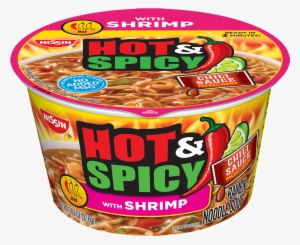 Nissin Bowl Noodles Hot And Spicy Shrimp Flavor - Cup Of Noodles Spicy #795995