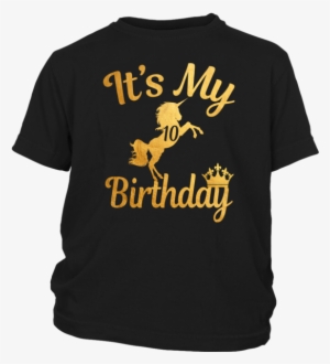 Magical It's My 10th Birthday Gold Unicorn Princess #796002 Magical It's My 10th Birthday Gold Unicorn Princess #796002