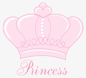 Pink Crown Princess Shower Curtain By Gigglish Png - Baby Crown Clipart #796249