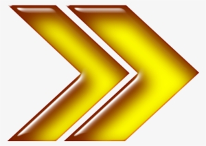 Double Arrow Yellow Right - Arrow Yellow Right Png #796799