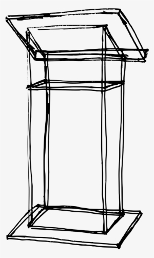 This Free Icons Png Design Of Lecturer Podium #796938
