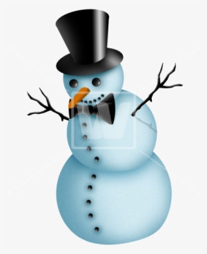 Snowman Png - Snowman Clipart Blue Png Transparent Background #797150