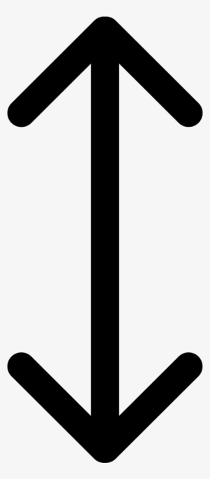 Double Arrow Vertical Symbol - Icon Move Up Down Png #797206