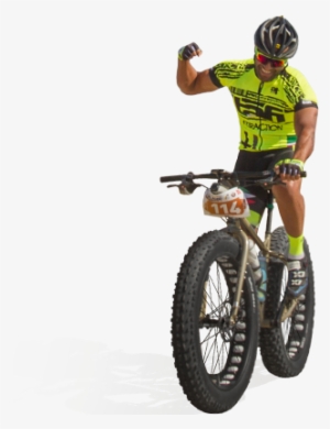 Challenge Is On - Mountain Bike Cyclist Transparent #797563