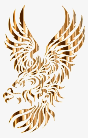 Chromatic Eagle No Background Icons Png Free - Eagle On Transparent Background #797874