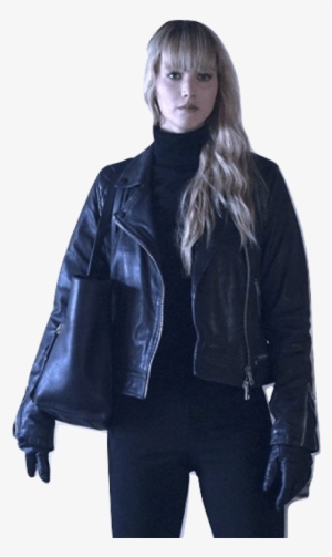 Red Sparrow Jennifer Lawrence Leather Jacket - Jennifer Lawrence Red Sparrow Outfits #797902