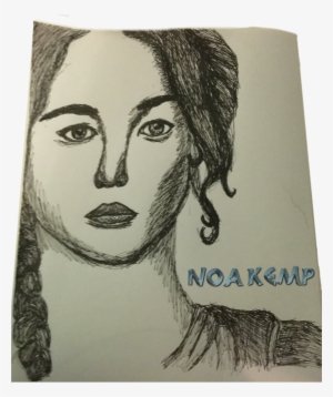 Pen Sketch Katniss Everdeen Hunger Games - Sketch #798233 Pen Sketch Katniss Everdeen Hunger Games - Sketch #798233
