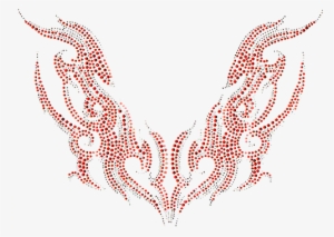 Angel Wings Sky Large - Red Red #798258