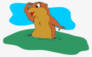 If This Day Is Cloudy The Groundhog Will Not See Its - Clipart Groundhog #798320