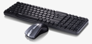 Rapoo X1800 Wireless Standard Mouse & Keyboard - Rapoo X1800 Wireless Keyboard And Mouse Combo Black #799307