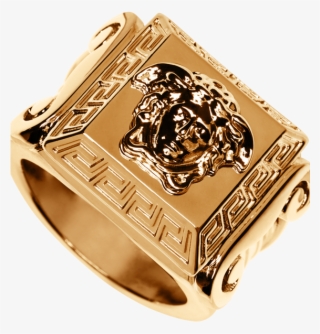 Raised Medusa Head Statement Ring #7900268