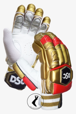 Dsc Condor Flite Cricket Batting Gloves, Golden Red - Dsc Cricket Gloves #7900938