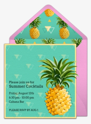 Free Png Download Notebook Lined - Summer Coctail Party Invitations #7901013
