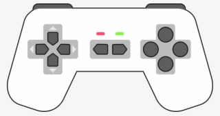 Medium Image - Black And White Video Game Controller Clipart #7901196
