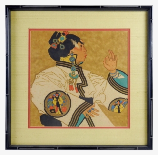 Daniel Groesbeck Tibetan Temple Dancer Serigraph Artifax - Painting #7902283