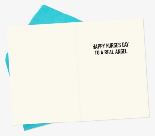 Real Angel Funny Nurses Day Card - Envelope #7902872