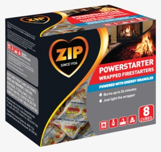 Zip Powerstarter Wrapped Firestarter - Zip Firelighters #7903013