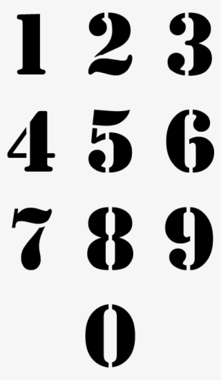 Cijfers - Google Zoeken - Stencil #7903126