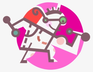 Vector Illustration Of Strongman Weightlifting Bodybuilder #7903241